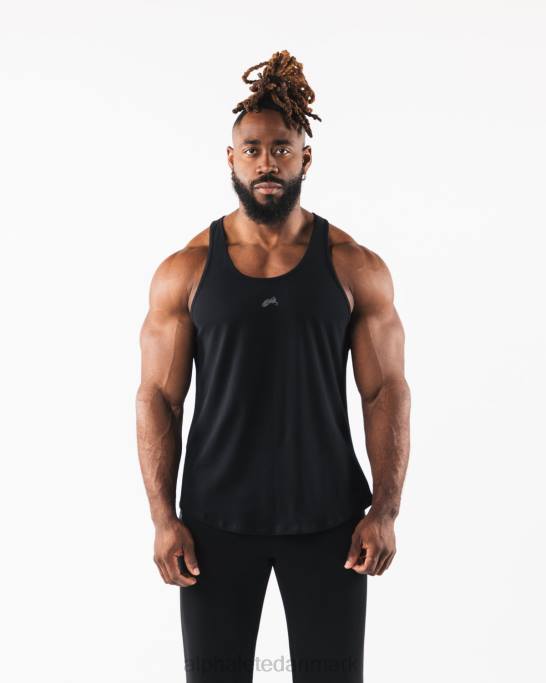 ulvehoved tank Mænd Alphalete J8D2569 tøj sort