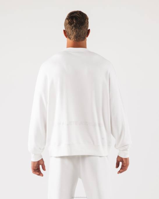 oprindelse crewneck unisex Alphalete J8D2262 tøj hvid