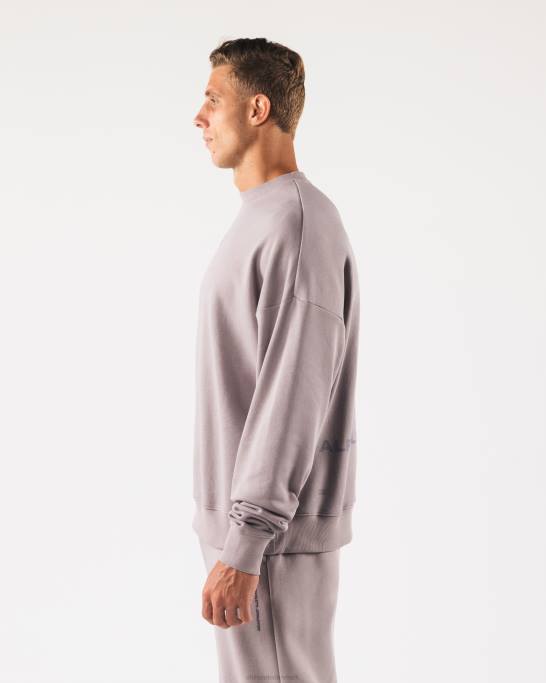 oprindelse crewneck unisex Alphalete J8D2265 tøj rosenvand pink