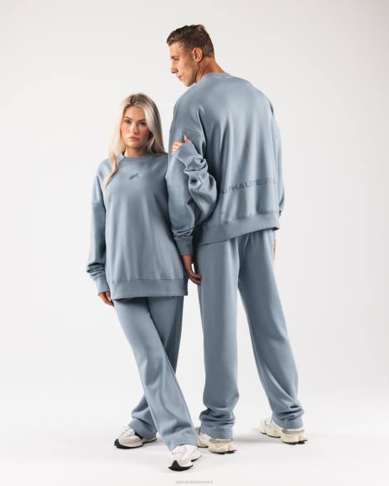 oprindelse crewneck unisex Alphalete J8D2266 tøj isbjerg blå