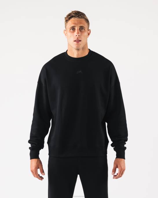 oprindelse crewneck unisex Alphalete J8D2269 tøj sort