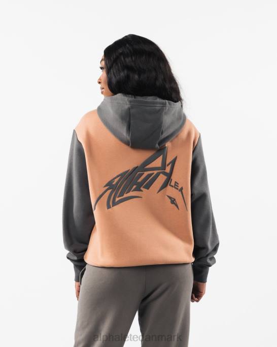 stencil hættetrøje unisex Alphalete J8D2270 tøj lerbrun