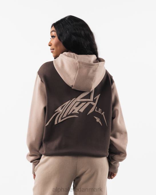 stencil hættetrøje unisex Alphalete J8D2271 tøj kashmir brun