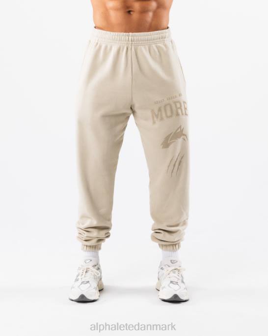 Earth dye grafisk jogger unisex Alphalete J8D2456 tøj skal brun