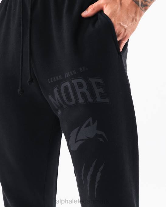 Earth dye grafisk jogger unisex Alphalete J8D2459 tøj sort