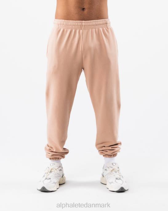 jordfarve naturlig jogger unisex Alphalete J8D2461 tøj okkerbrun