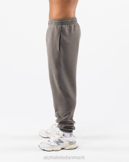 jordfarve naturlig jogger unisex Alphalete J8D2462 tøj jerngrå