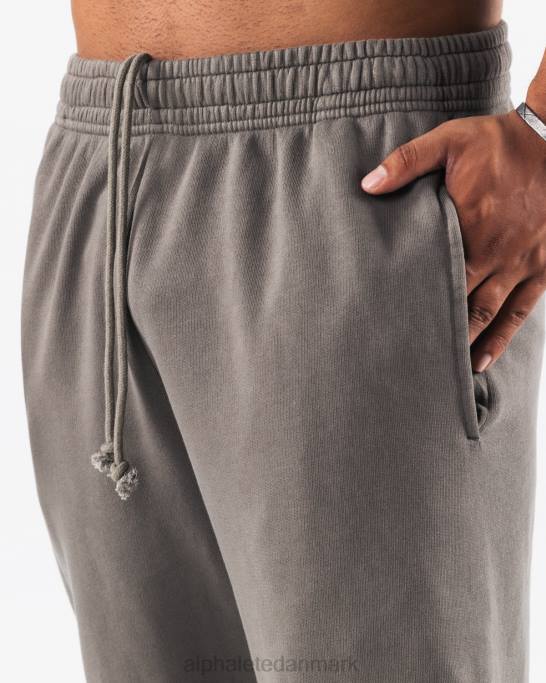 jordfarve naturlig jogger unisex Alphalete J8D2462 tøj jerngrå