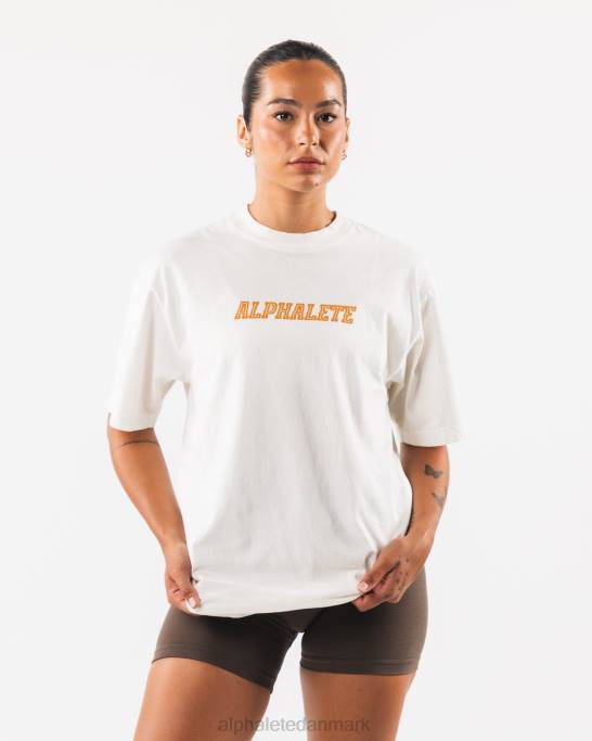 klo tee unisex Alphalete J8D2217 tøj off white