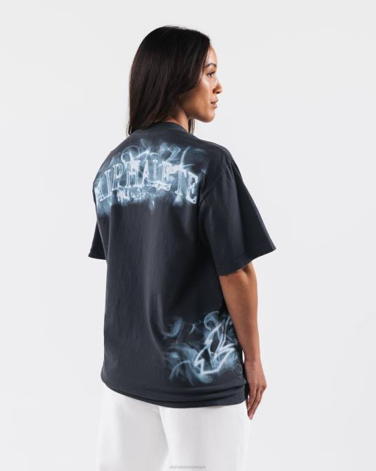 røg tee unisex Alphalete J8D2184 tøj delfin blå