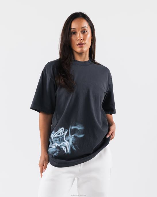 røg tee unisex Alphalete J8D2184 tøj delfin blå