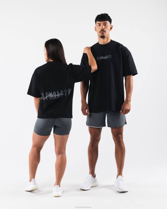 spøgelses t-shirt unisex Alphalete J8D2180 tøj sort