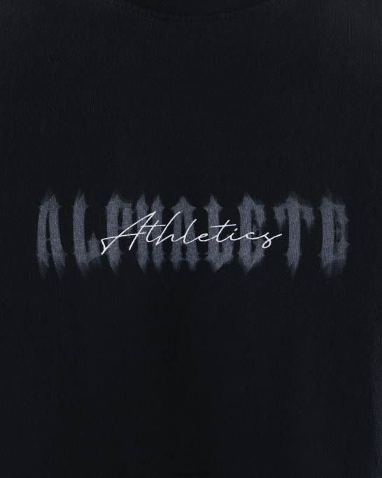 spøgelses t-shirt unisex Alphalete J8D2180 tøj sort